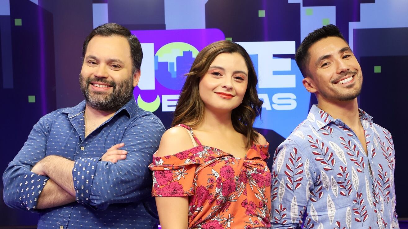 Andrés Ramírez, Steffani Petersen y Eduardo Aguilera son los animadores de "No te duermas".