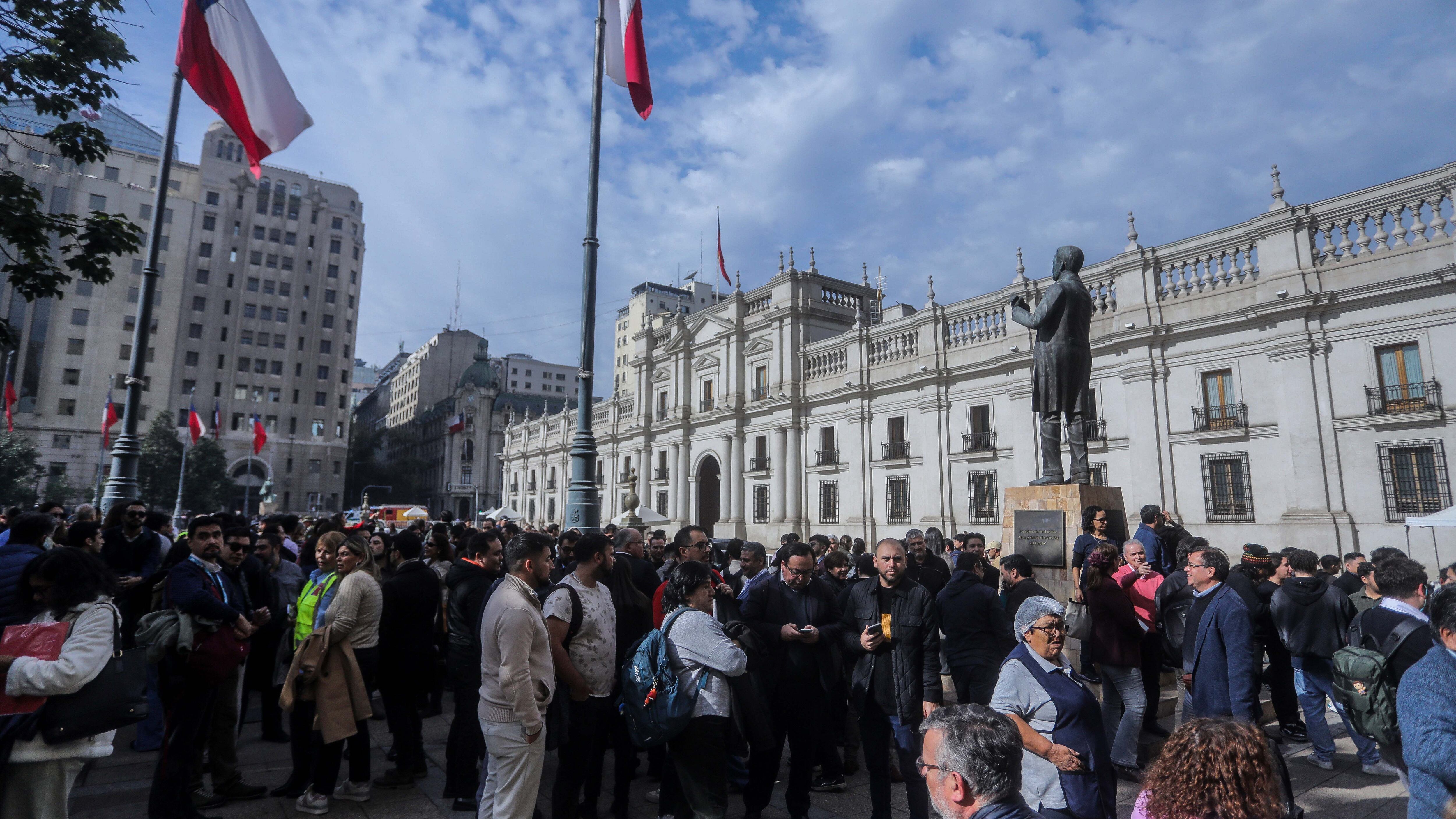 Emanación de Gas en el centro cívico de la capital