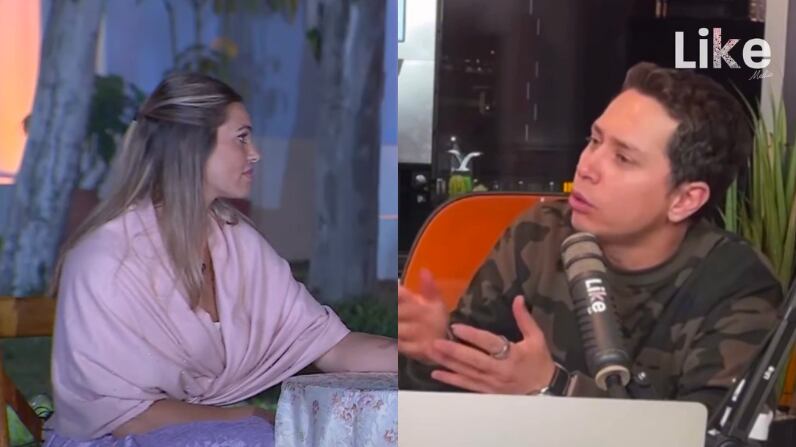 Karol Lucero y Faloon Larraguibel | Captura: Canal 13 y Like Media