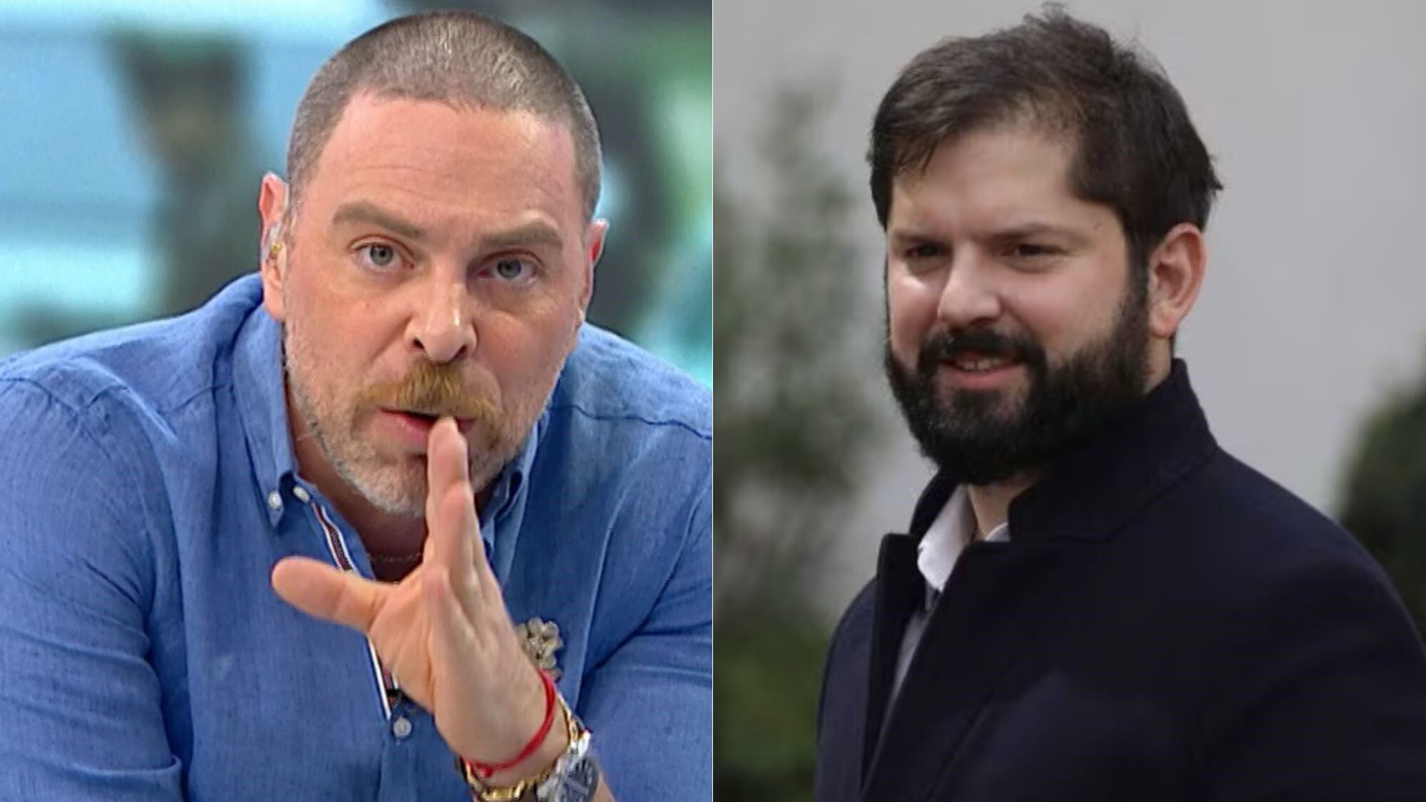 José Antonio Neme y Gabriel Boric | Captura