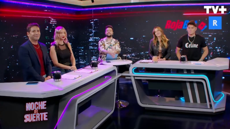 Panel de Noche de Suerte | Captura: TV+
