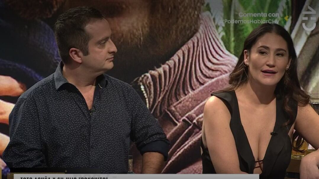 Belén Mora y Toto Acuña, Captura Podemos Hablar de Chilevisión