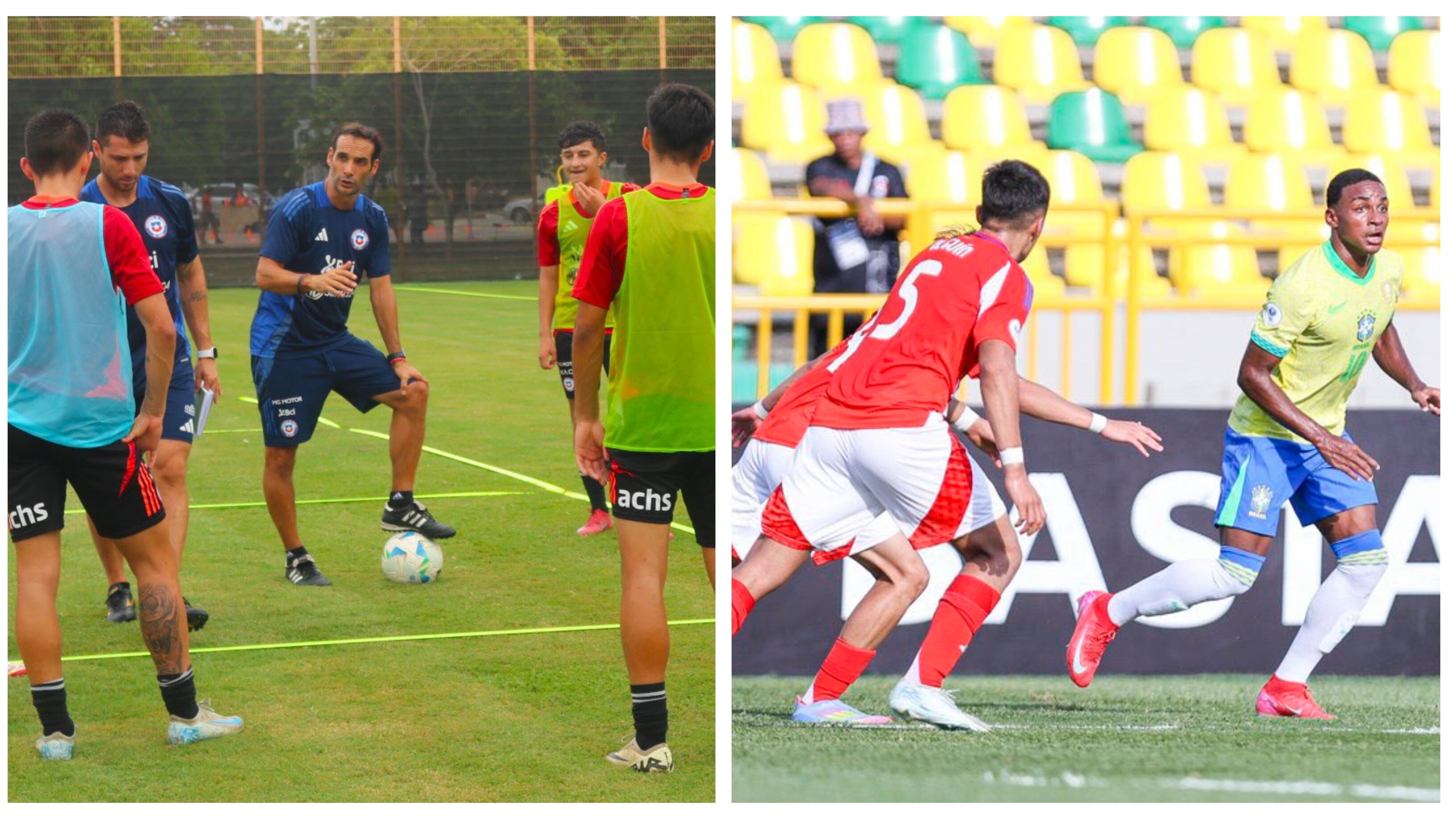 El técnico de la Roja Sub 17 reconoció que los jugadores nacionales sintieron la presión de alcanzar la final del torneo en la derrota ante Brasil.