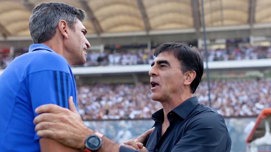 Mauricio Pellegrino y Gustavo Quinteros