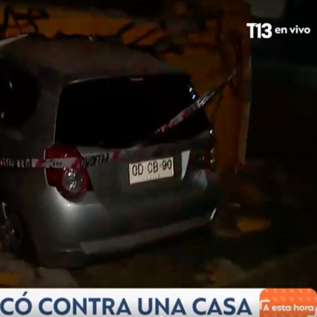 Choque de vehículo en Renca deja dos lesionados Choque de vehículo en Renca deja dos lesionados