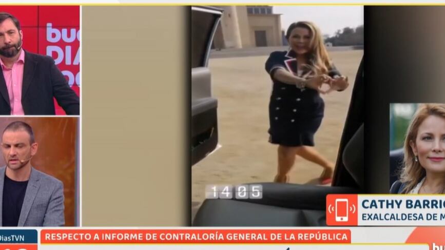 Cathy Barriga sostuvo un contacto con el matinal de TVN