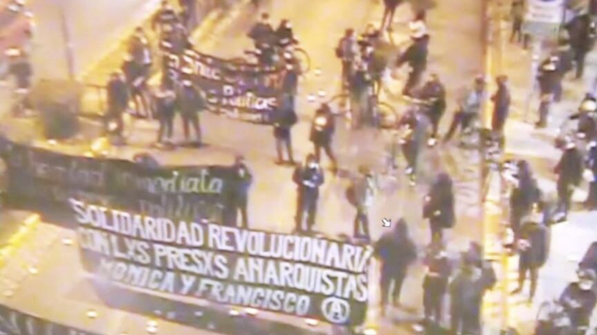 manifestaciones en Plaza Ñuñoa