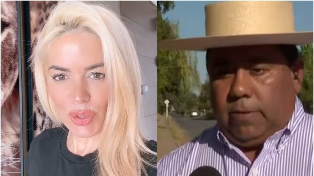 Sandy Boquita y alcalde de Colbún