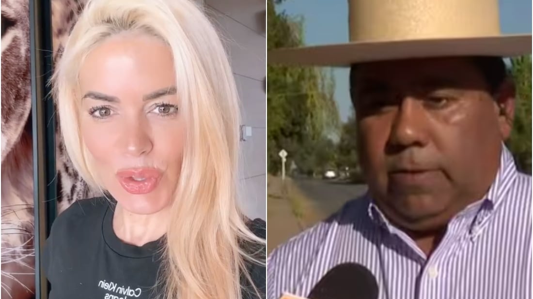 Sandy Boquita y alcalde de Colbún
