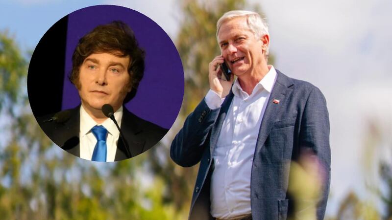 José Antonio Kast conversó por teléfono con Javier Milei: de lleno en el segundo tiempo de su campaña presidencial