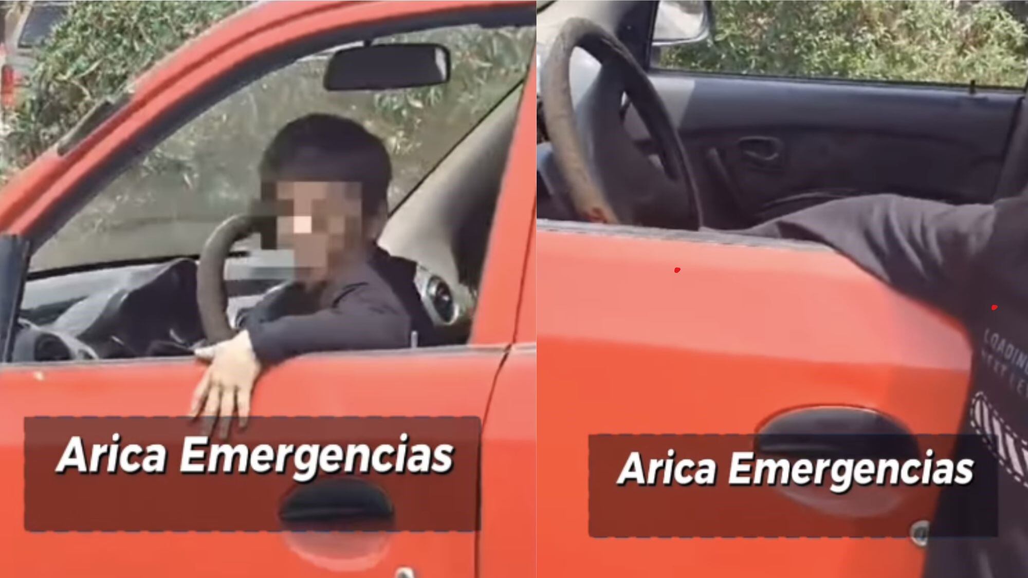 “Los adultos a su cargo brillan por su ausencia”: Niño de 10 años fue sorprendido conduciendo un vehículo en Arica
