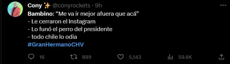 Meme salida de "Bambino" | Twitter