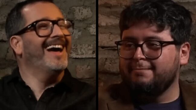 Eduardo Fuentes troleó a Luis Slimming en programa Entre broma y broma.