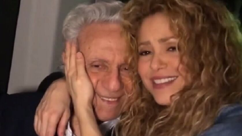 Shakira y su papá