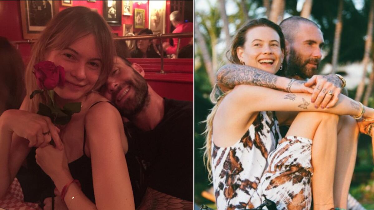 Behati Prinsloo y Adam Levine en medio de señalamientos.