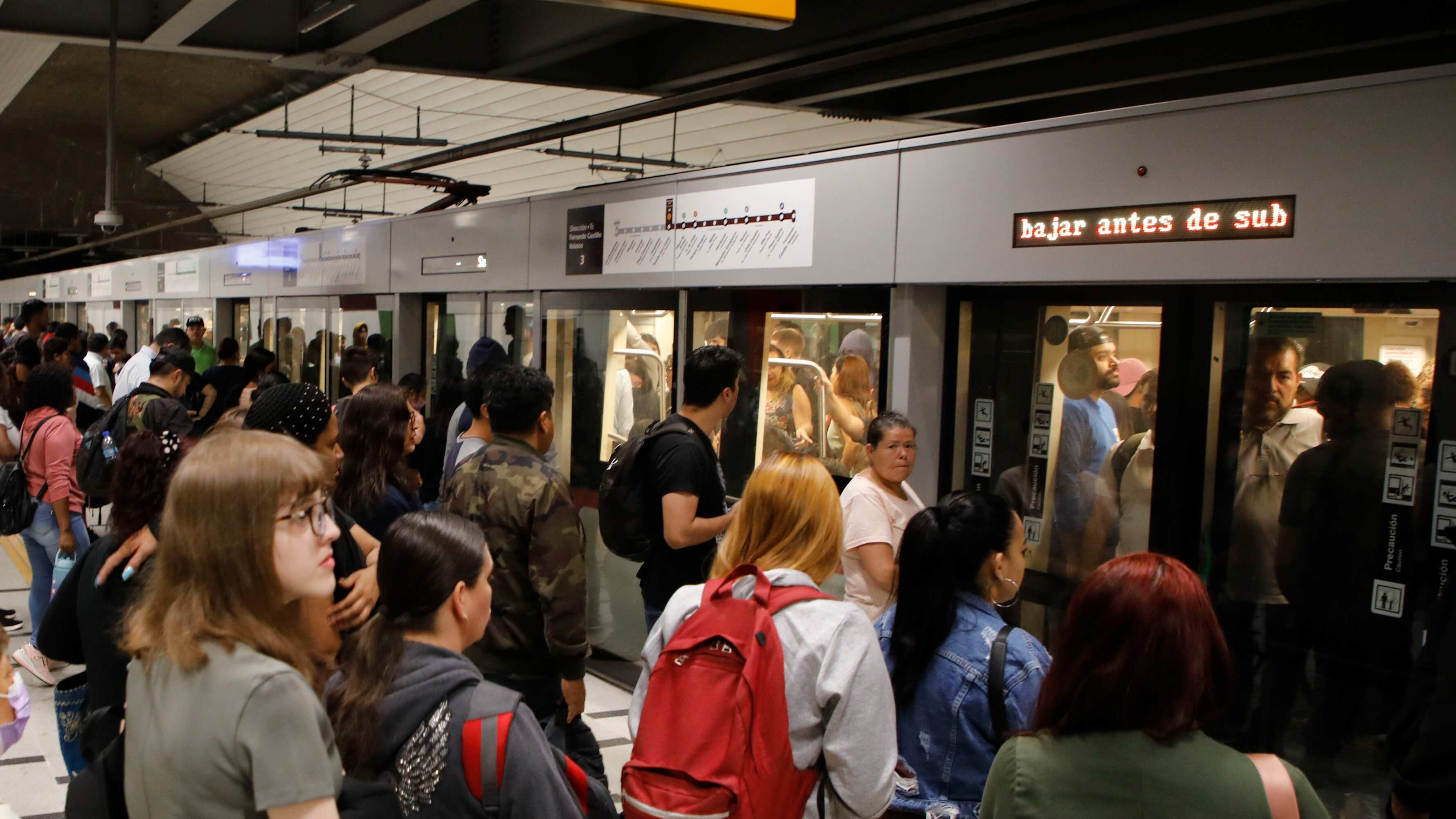 Estación del Metro de Santiago.