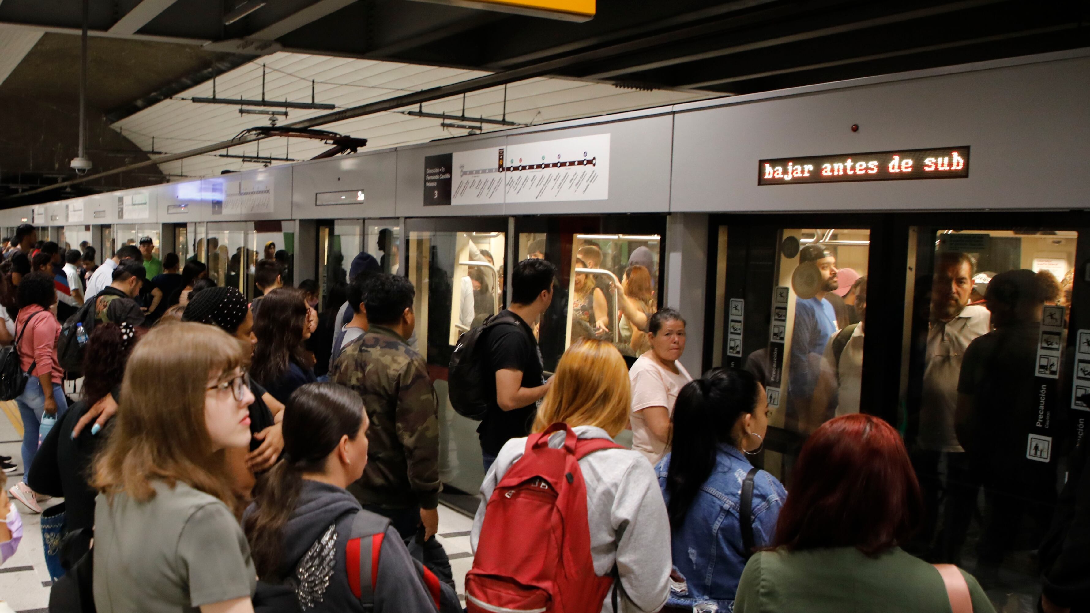 Estación del Metro de Santiago.