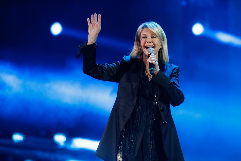 Así fue el show de Olivia Newton-John en el Festival de Viña del Mar de 2017