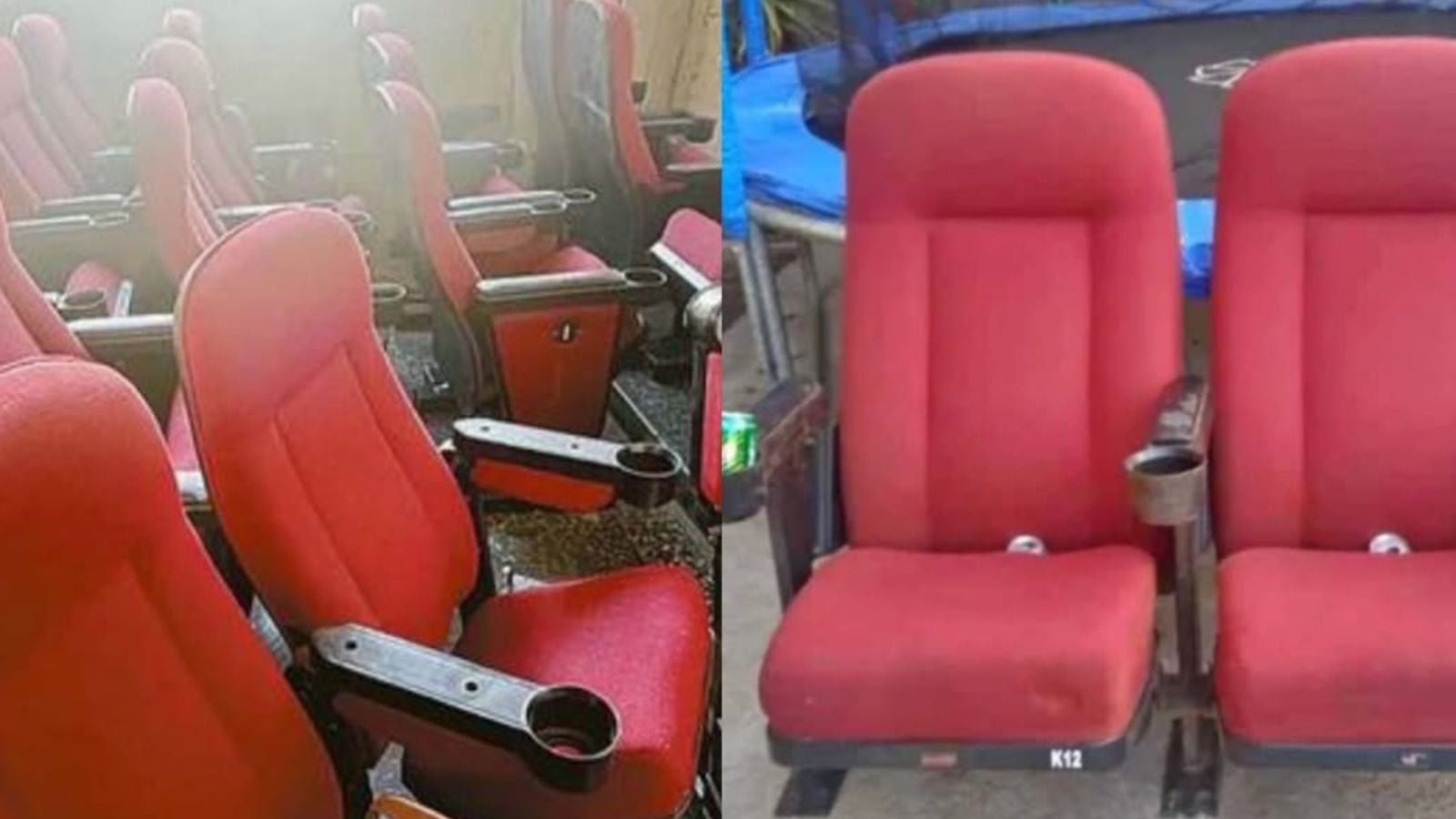 Butacas de exCine Hoyts de Valparaíso