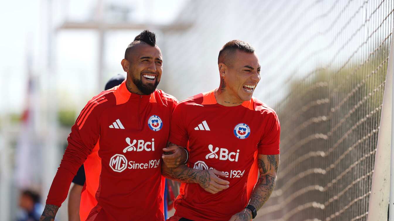 Arturo Vidal y Eduardo Vargas / AgenciaUno