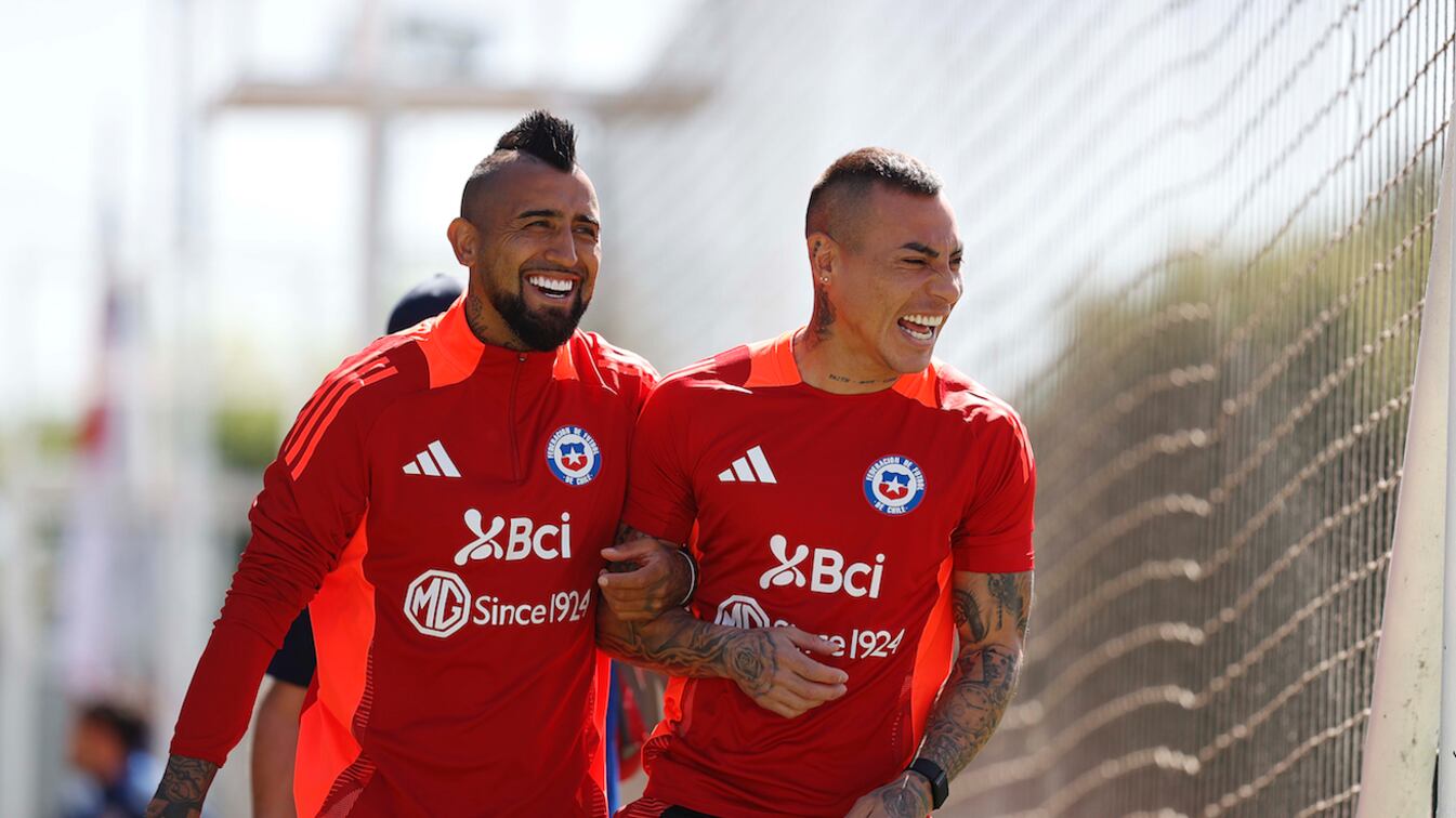 Arturo Vidal y Eduardo Vargas / AgenciaUno