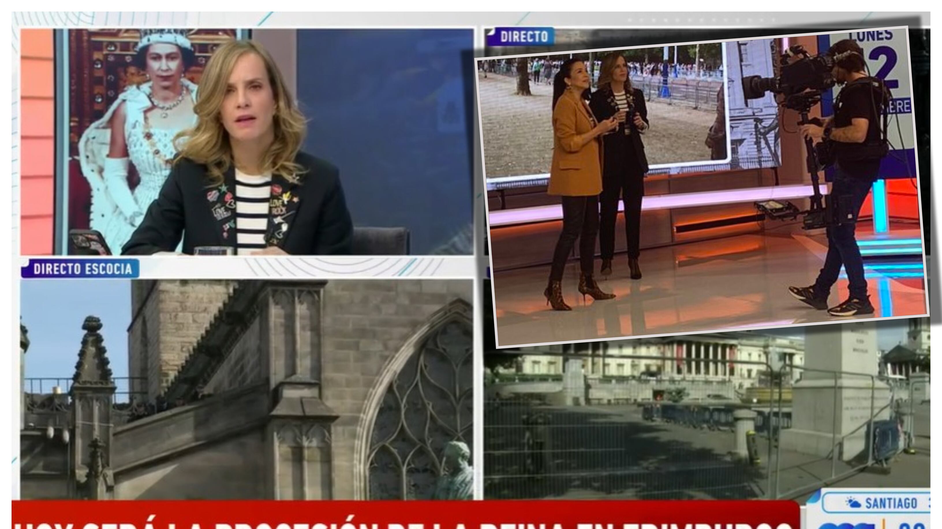 Diana Bolocco retornó esta mañana a la coanimación del matinal "Mucho Gusto" de Mega.