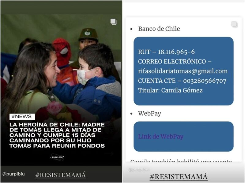 Mamá de Tomás Ross