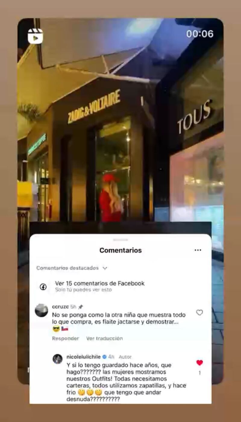 Historia de Nicole Moreno | Instagram