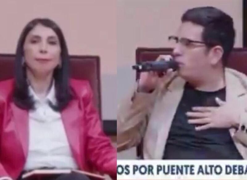 Completamente muda. Así quedó la candidata a alcaldesa por Puente Alto, Karla Rubilar, durante un debate televisado contra otros postulantes, cuando uno de ellos le recordó un supuesto robo de empanadas a una mujer, hecho denunciado el año 2019.
El épico momento, que fue celebrado en redes sociales, ocurrió cuando Matías Toledo entregó sus palabras al cierre y señaló que “no podemos borrar con el codo 25 años de corrupción en Puente Alto. Quiero decir que no son sólo 25 años, también fueron 25 empanadas”, le lanzó a quemarropa, quedando Rubilar con cara de asombro.
“La cara de Karla Rubilar es lo más espectacular después que Matías Toledo terminara con “no son solo 25 años si no también fueron 25 empanadas”, comentó un cibernauta junto con compartir el video del momento.