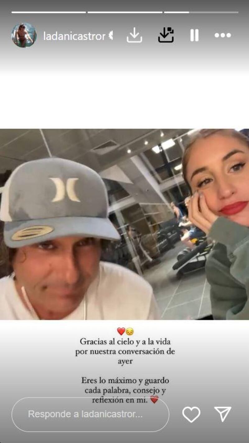 Historia de Instagram, Daniela Castro