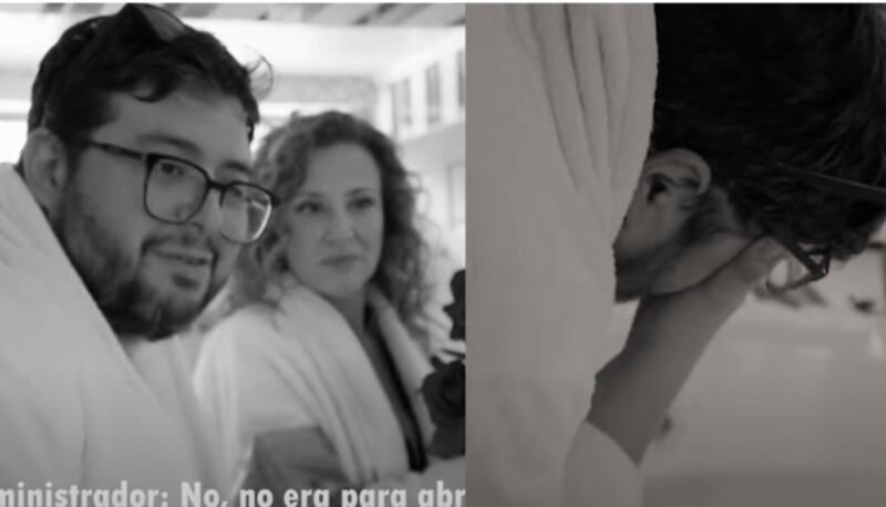 El comediante Luis Slimming protagonizó un divertido momento durante la sección “Moteles que hablan” del programa El Antídoto de Fabrizio Copano. Esto, luego de descorchar una costosa champagne, la cual estaba contemplada solo como exhibición, pero no para el consumo.
Fue cuando el humorista que triunfó en el Festival de Viña del Mar 2024 se encontraba en un jacuzzi junto a la actriz Sigrid Alegría. cuando abrió sin querer queriendo la espumante de alta gama. 
Slimming tenía la botella en sus mano y comenzó a batirla, mientras Sigrid respondía a la pregunta si le habían pasado “cosas” grabando escenas románticas. Ahí ella confesó que “lo único que me ha pasado es que cuando me miro al espejo y veo que me entierran los dedos, no me gusta”, contó. 
En ese preciso instante, el humorista destapó la bebida a modo celebración. Pero, al instante, se dio cuenta que eso no estaba dentro del libreto ni del presupuesto. 
“¿Era pa’ abrirla o no?”, preguntó asustado, recibiendo como respuesta un tajante “No, no era para abrirla”.
“Yo dije ‘qué rajao 500 lucas pa´ un sketch’”, replicó el integrante de El sentido del humor y entrevistador de Entre broma y broma. 
Sin embargo, ya que el daño estaba hecho, Slimming se empinó la botella y bebió un sorbo de la costosa champagne, la cual tuvo que pagar por medio de publicidad al motel Buda.