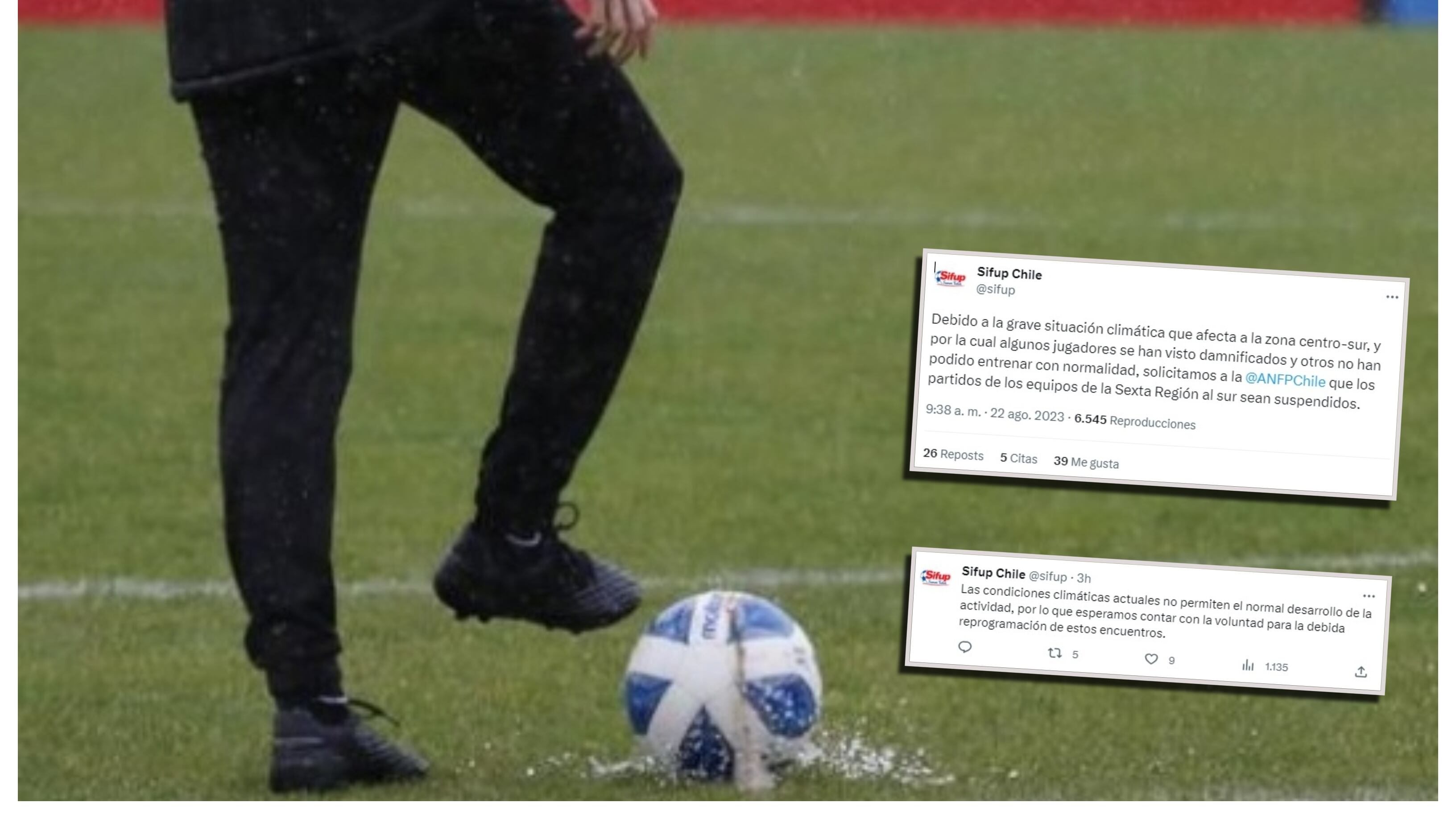 El sindicato de futbolistas profesionales realizó su petición a la ANFP a través de sus canales digitales.