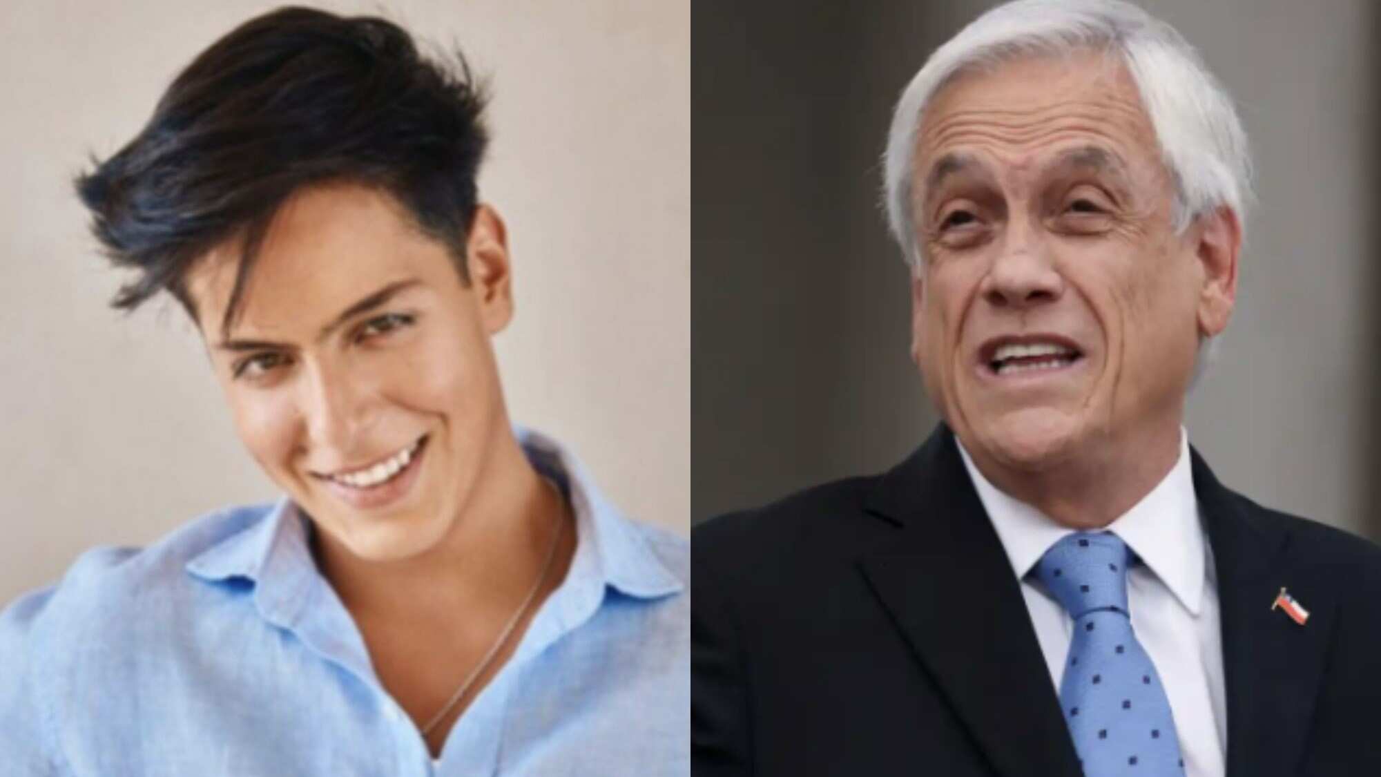 Máximo Menem Bolocco y Sebastián Piñera