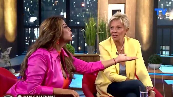 Marlen Olivari y Raquel Argandoña sacaron chispas en uno de los capítulos de esta semana del "Tal cual", luego que la exMorandé con Compañía comparara a Raquel Argandoña con una víbora.