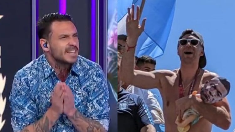 Pinilla y "Dibu" Martínez