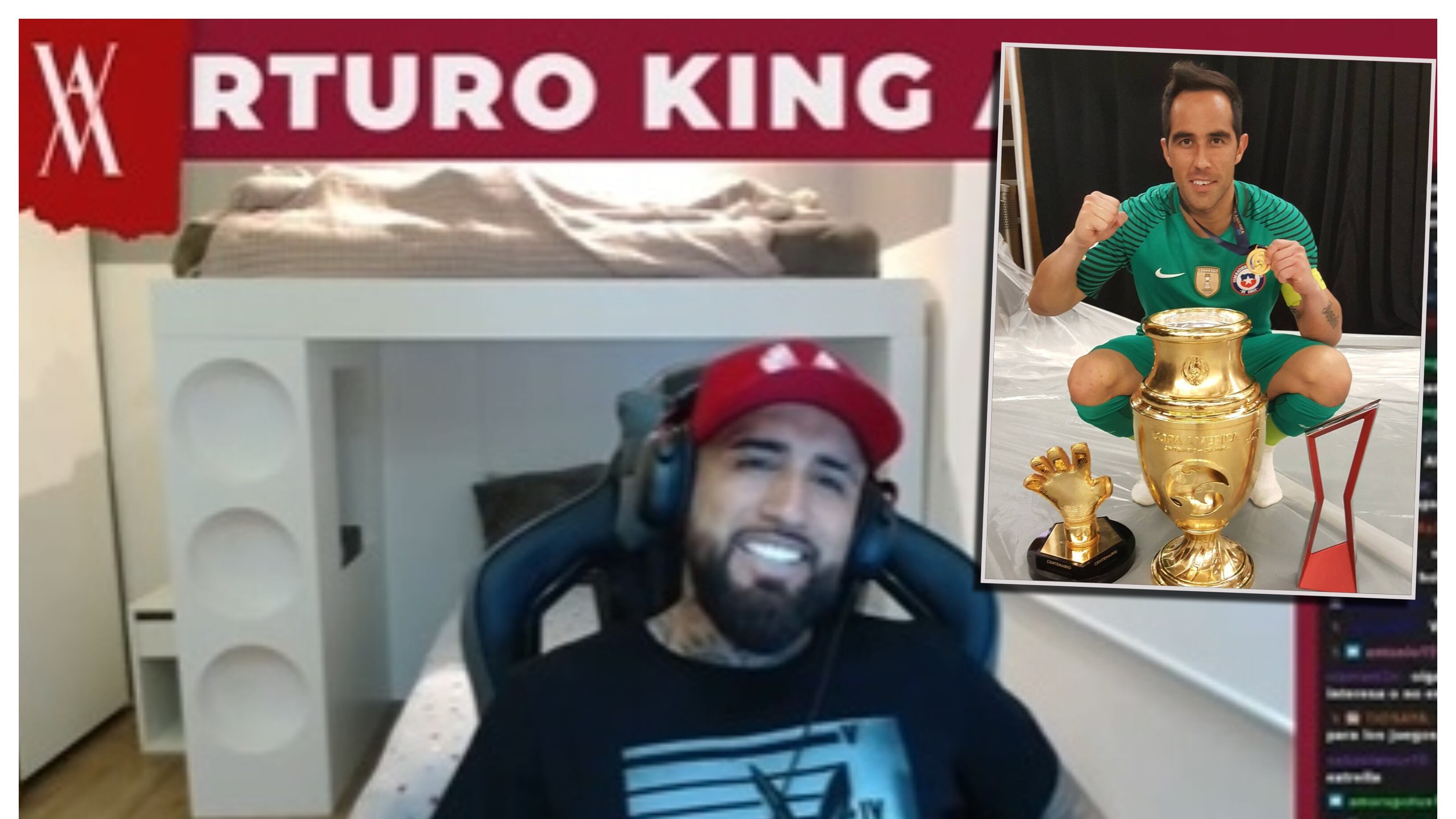 El mediocampista comentó del arquero nacional durante una transmisión en Twitch.