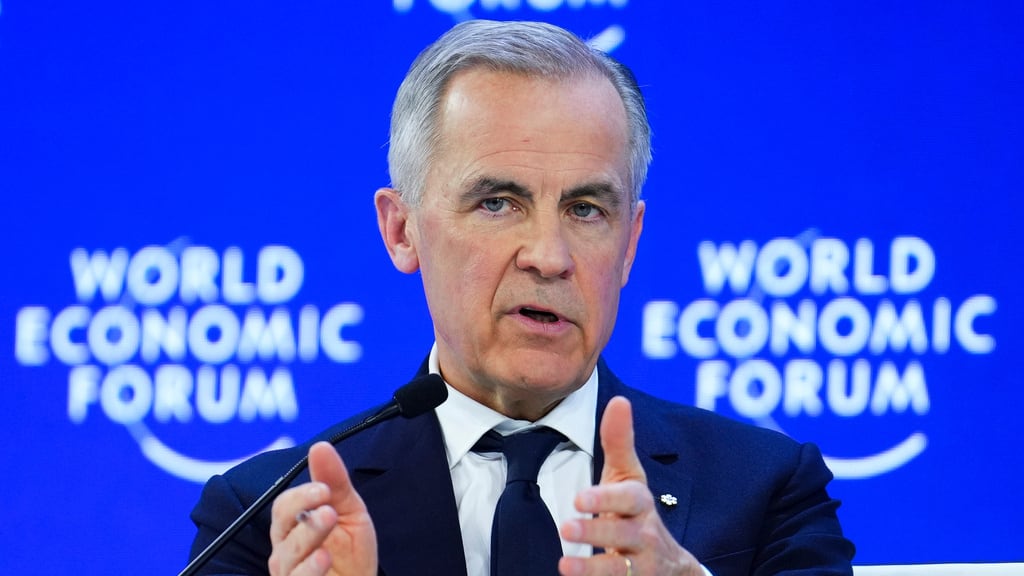 Mark Carney en Davos