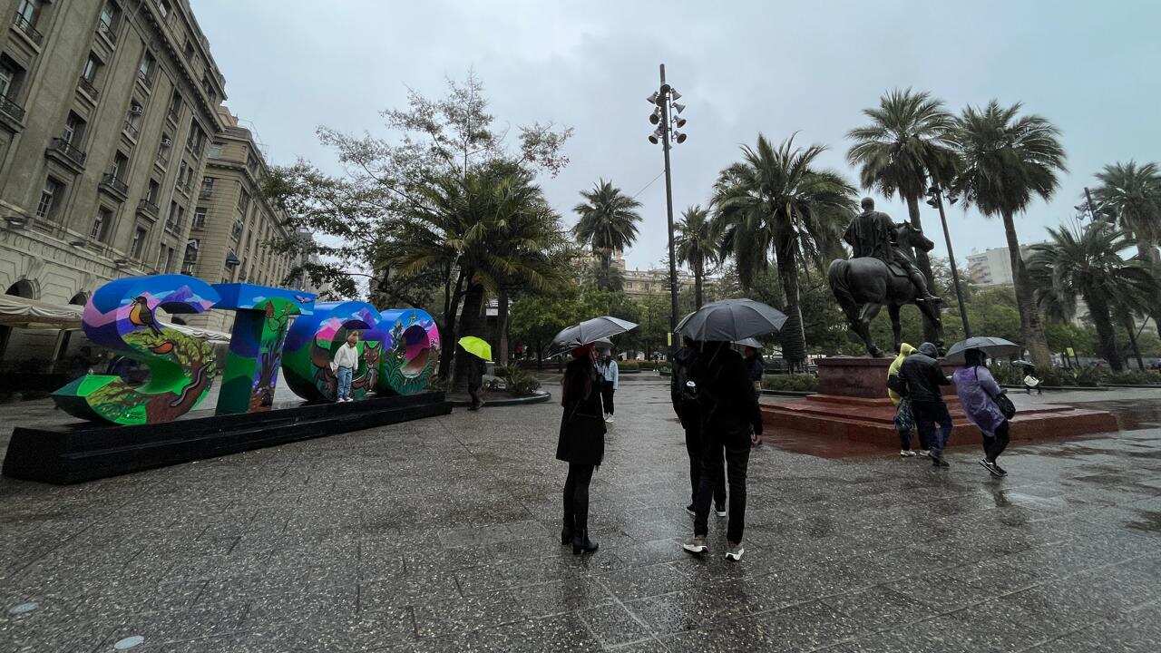 Lluvias en Santiago