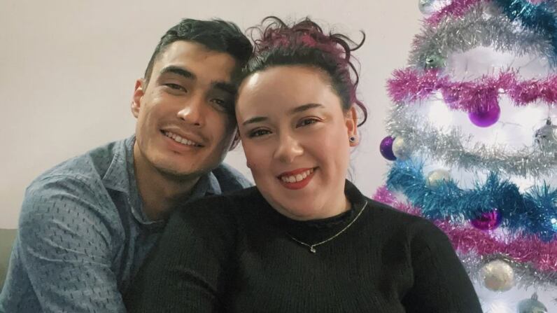 Christell Rodríguez y Robertto Parra | Fuente: Instagram