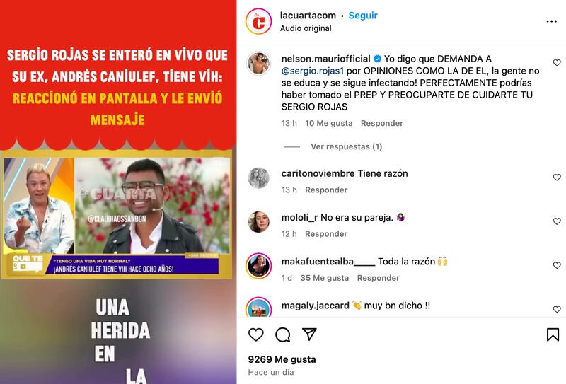 Nelson Mauri sobre Sergio Rojas