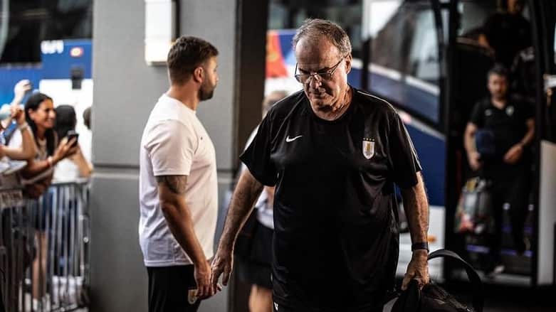 El entrenador de la selección de Uruguay, Marcelo Bielsa.