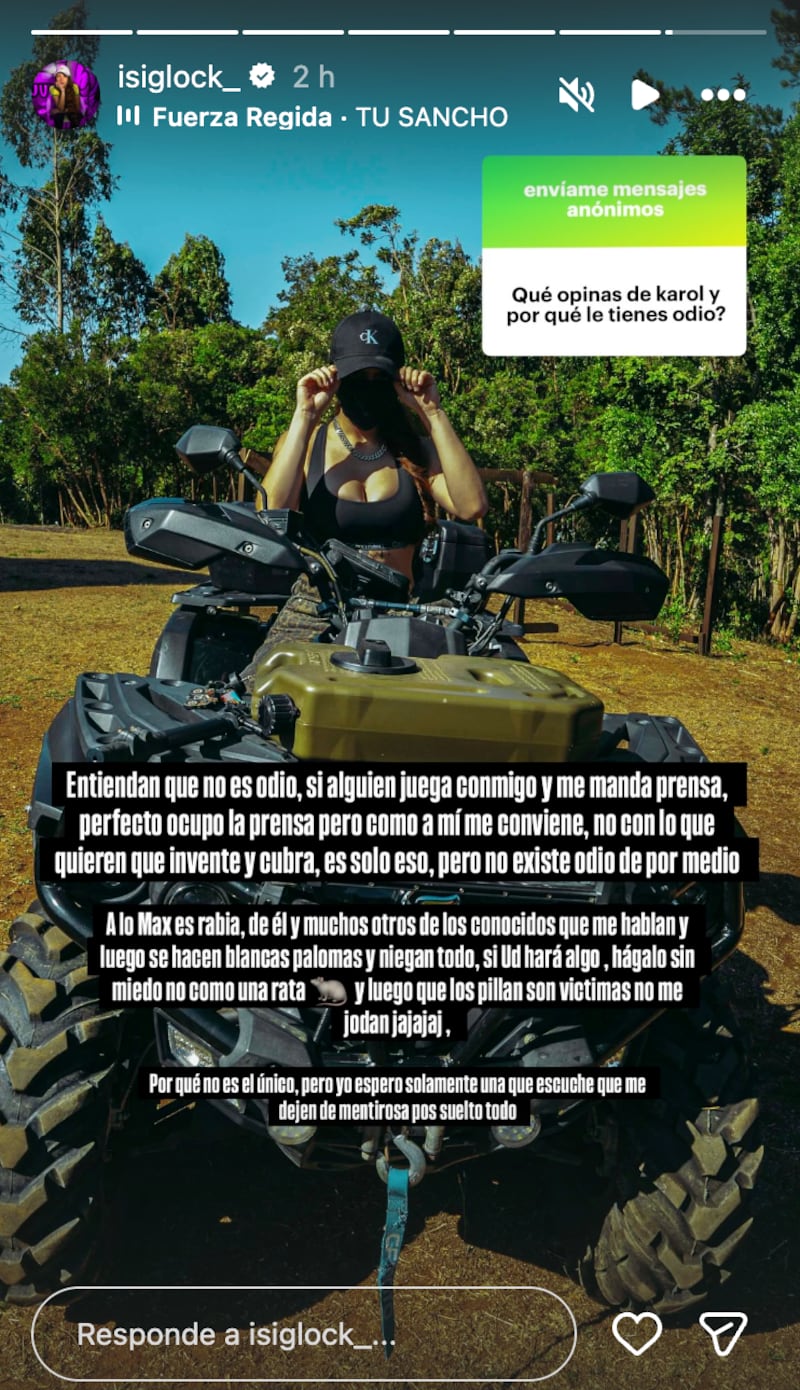 DJ Isi Glock | Fuente: Instagram @isiglock_