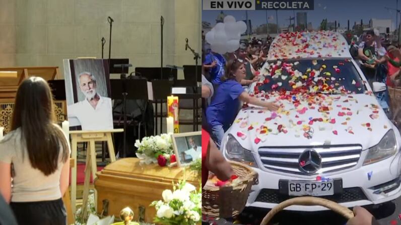 Funeral de Héctor Noguera | Captura: Youtube @ucatolica y Mega Noticias