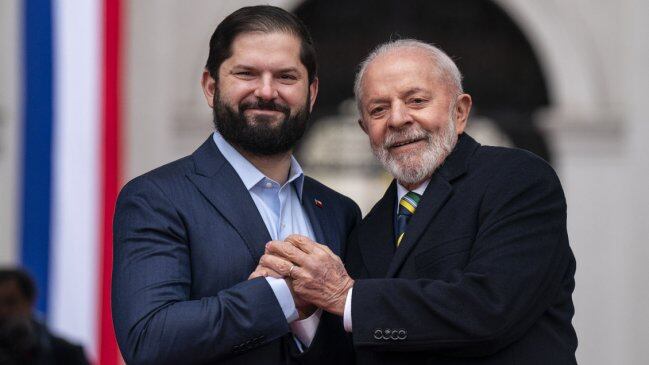 Presidentes Gabriel Boric y Lula da Silva