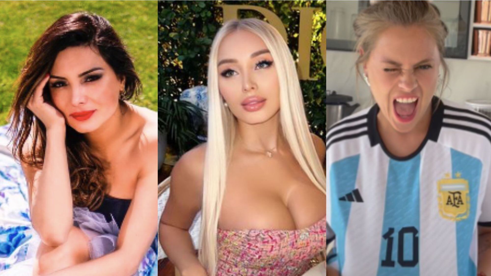 Mariela Montero, Eliana Albasetti y Daniella Chávez