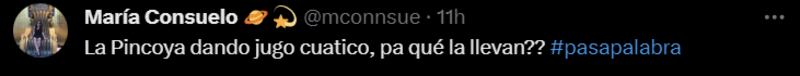 Reacción de participación de Pincoya en Pasapalabra | X