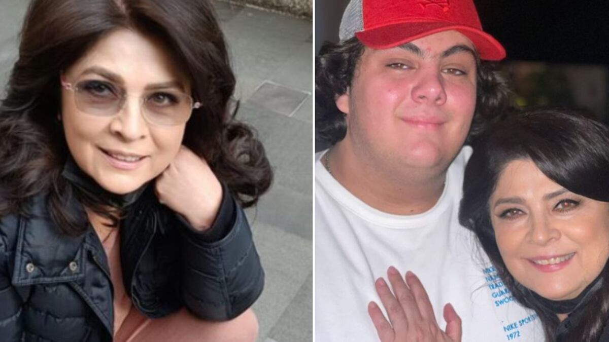 La foto de Victoria Ruffo sin maquillaje con su hijo que se llevó los halagos