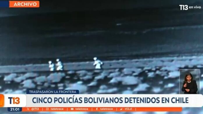 Cinco policías bolivianos fueron detenidos en territorio chileno tras cruzar la frontera en plena persecución