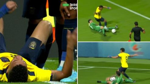 Byron Castillo ante Iraq