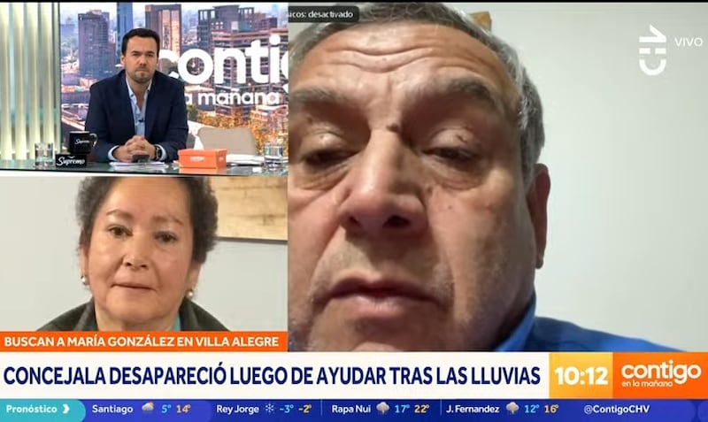 La concejala habría desaparecido durante la madrugada de este lunes en el inicio de las lluvias en la comuna sureña.